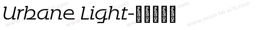 Urbane Light字体转换